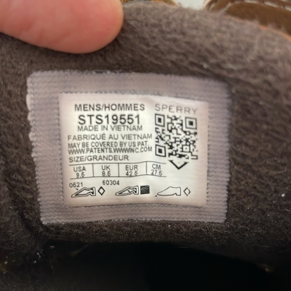 Excellent  Sperry Leather Mens 9.5 Cold Bay Boot Boots, Tan/Brown - Picture 4 of 9